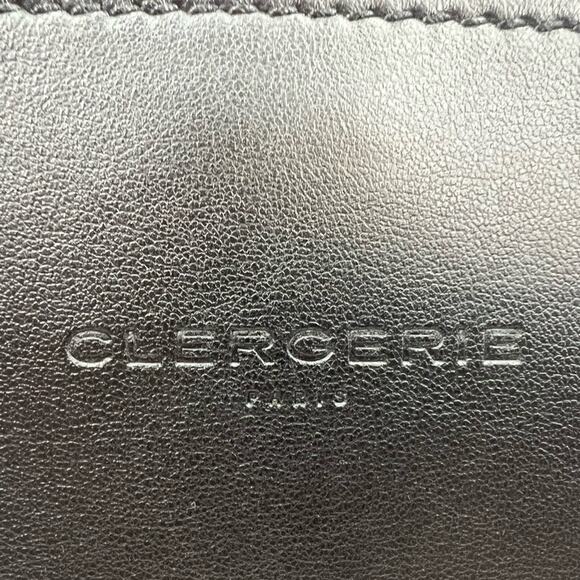 Clergerie Paris Queen tote black leather suede - Picture 6 of 8